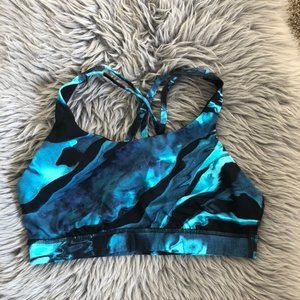 Lululemon Energy Bra (Nulux) Flux 50g Multi Black